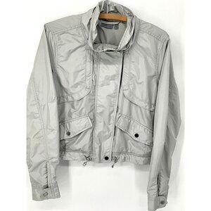Athleta Womens Jacket Size S Silver Polyester & Spandex‎